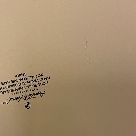 NWOT Set of 6 Hearth & Hand Magnolia Enamel Dinner Plates Farmhouse - Picture 12 of 13